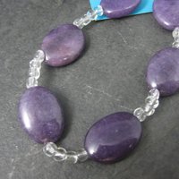Hildie & Jo Purple Agate Beads 15x20mm Discontinued