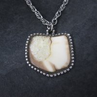 Southwestern Sterling Antler Pendant