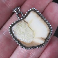 Southwestern Sterling Antler Pendant