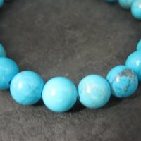 Destash Lot of 3 Howlite Turquoise Stretch Bead Bracelets