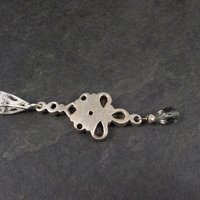 Long Estate Sterling Gemstone Pendant