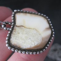 Southwestern Sterling Antler Pendant