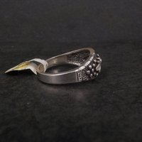 Mens Black Hills Silver Leaf Ring 90s New Old Stock Multiple Sizes Available
