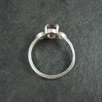 Estate Sterling Pink Tourmaline Ring Size 6.5