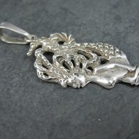 Vintage Sterling Mermaid Pendant