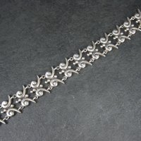 Mark Wasserman Samara Bracelet Sterling Silver 7 Inches Vintage