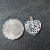 Silver Plated Heart Charm