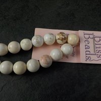 Bliss 8mm Round Howlite Beads