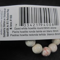 Bead Gallery 8mm Round Howlite Beads