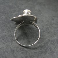 Southwestern Sterling Mother of Pearl Ring Size 6.75