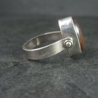Vintage Sterling Tigers Eye Ring Size 9