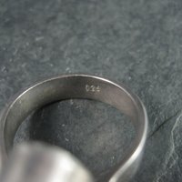 Vintage Sterling Tigers Eye Ring Size 9