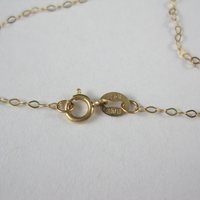 Vintage 14K 14.8 Carat Blue Topaz Diamond Pendant