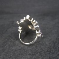 Large Nicky Butler Sterling Ring Amethyst Prasiolite Size 8 Limited Edition
