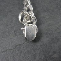 Vintage Sterling Chain Bracelet 7.5 Inches