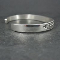 Vintage Southwestern Sterling Cuff Bracelet 6 Inches Bruce Morgan