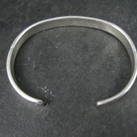 Vintage Southwestern Sterling Cuff Bracelet 6 Inches Bruce Morgan
