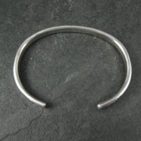 Southwestern Vintage Sterling Cuff Bracelet 6 Inches Tahe