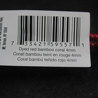 Red Bamboo Coral Beads 4mm Round Bead Gallery