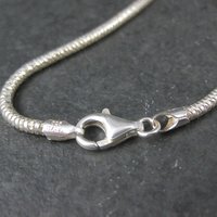 Italian Sterling 2mm Snake Chain 24 Inches