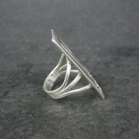 Long Southwestern Hopi Sterling Ring Size 7