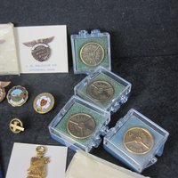 Lot of 16 Vintage Pins Good Driver School Awards Gold Filled