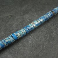 Blue Imperial Jasper Beads 3x7mm