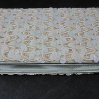 Vintage 50s Satin Sequin Wallet