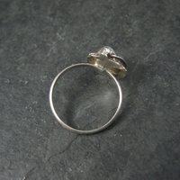 Dainty Southwestern Sterling Mother of Pearl Ring Size 5