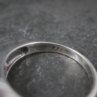 Vintage Sterling Cubic Zirconia Ring Size 9 by Avon
