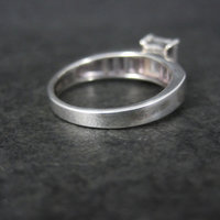 Vintage Sterling Cubic Zirconia Ring Size 9 by Avon