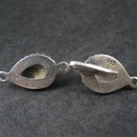 Sterling Carved Howlite Hook Clasp