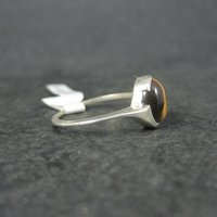 Vintage Sterling Tigers Eye Ring Size 9 NOS