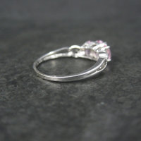 Dainty Vintage 10K Pink Topaz Ring Size 7