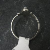Dainty Southwestern Sterling Inlay Ring