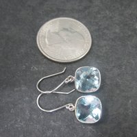 Vintage Sterling Topaz Earrings