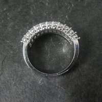 Vintage Sterling Cubic Zirconia Ring Size 10