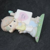 1989 Samuel J Butcher Loving You Painter Pin Brooch NOS Enesco