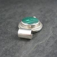 Mexican Sterling Malachite Pendant
