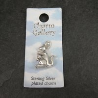 Silver Plated Mother & Baby Kangaroo Charm