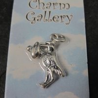 Silver Plated Stork Charm