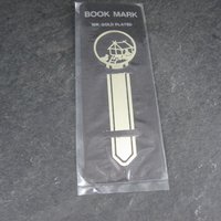 Vintage 18K Gold Plated Chicken Coop Bookmark