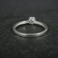 Sterling Cubic Zirconia Engagement Ring Size 10