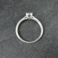 Sterling Cubic Zirconia Engagement Ring Size 10