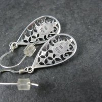 Filigree Sterling Abalone Earrings