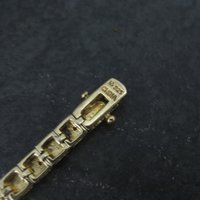 Vintage Vermeil Sterling Diamond Bracelet 7.25 Inches Ross Simons