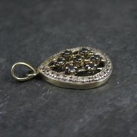 Vermeil Sterling Sapphire Teardrop Pendant