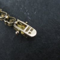 Vintage Illusion Diamond Sterling Vermeil Circle Bracelet