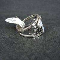 Southwestern Sterling Mother of Pearl Ring Sizes 5.5 & 6 New old Stock