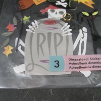 Jolees Dimensional Halloween Pirate Black Cat Stickers Discontinued